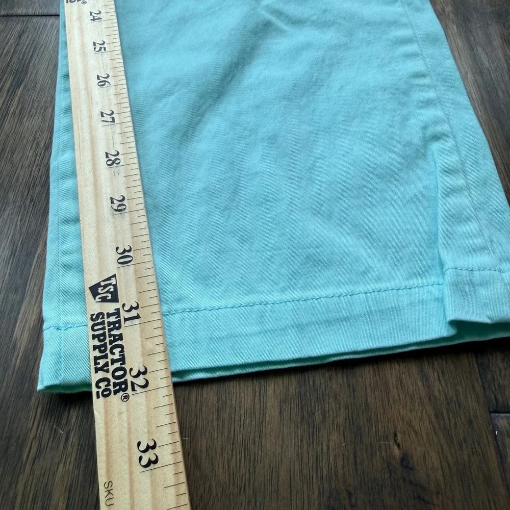 Vineyard Vines Breaker Pant Mens 38x32 Mint Green Coastal Stretch Chino Trousers